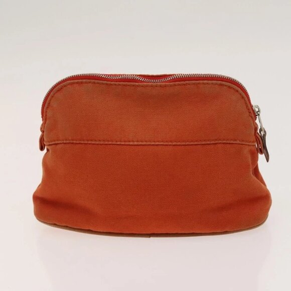 HERMES Bolide Pouch Canvas 6Set Orange Brown Red - Picture 6 of 15